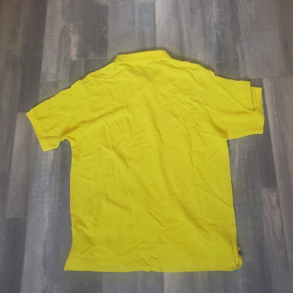 Lacoste Yellow Polo Adult Size 6 - Picture 2 of 5